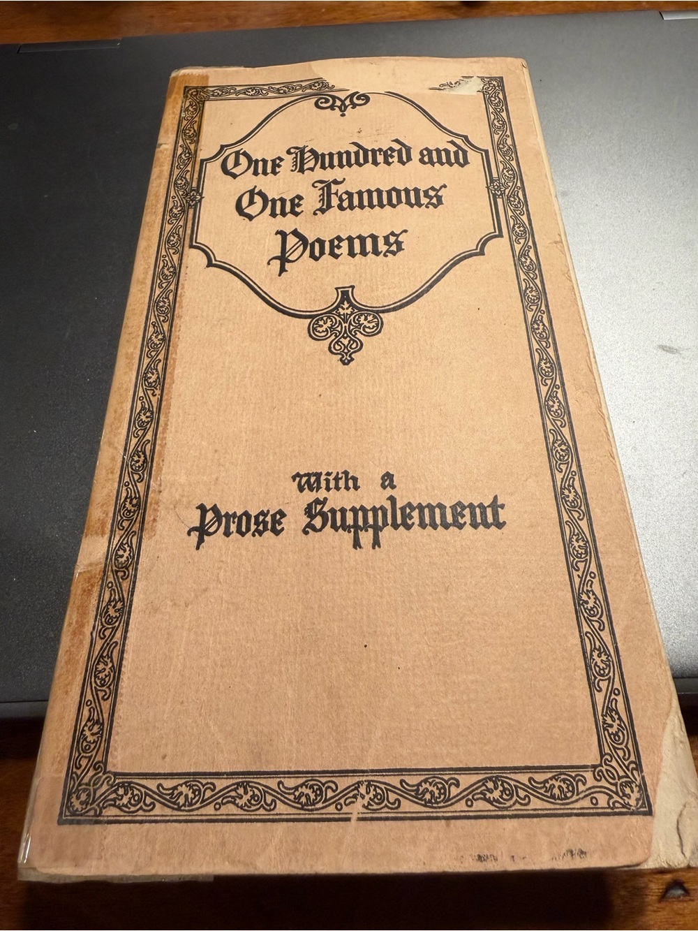 Roy J. Cook, “One Hundred & One Famous Poems With a Prose Supplement,” 1929 Vtg
